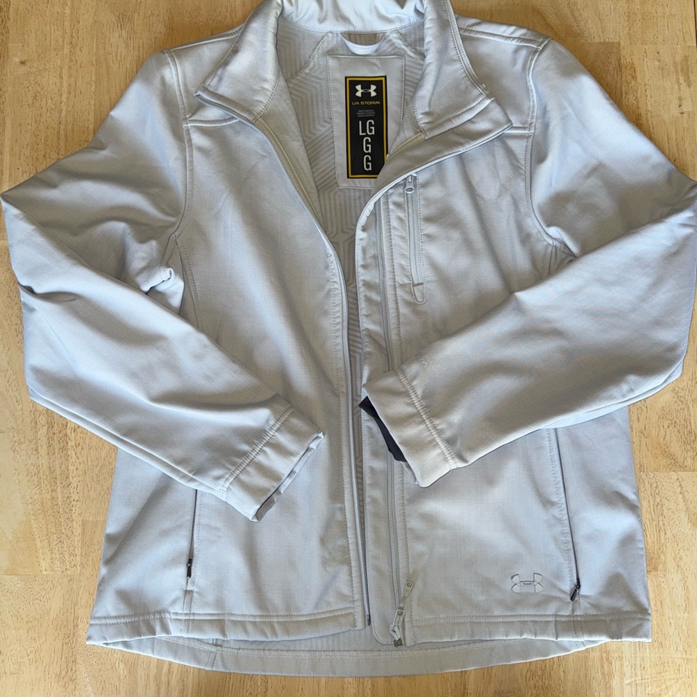 Under Armour Light Gray Performance Jacket - image 1